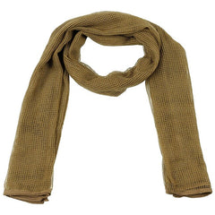 MFH Mesh Scarf, Coyote Tan, approx. 190 x 90 cm