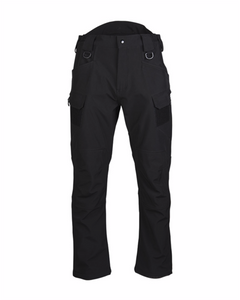 Mil-Tec Assault podložene softshell hlače, črna