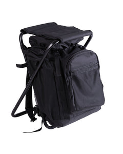 Mil-Tec Backpack with Chair, Black