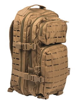Mil-Tec US Assault Small Laser Cut Backpack, Coyote, 20L