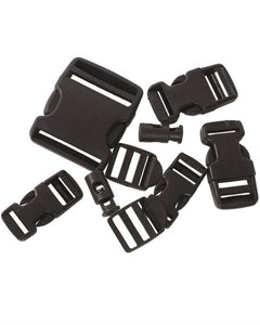 Mil-Tec Molle Straps Set 9 pcs, Black
