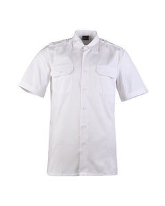 Mil-Tec Service Shirt Short Sleeve White