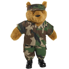 Mil-Tec Uniform for Large Plush Teddy Bear, CCE Camo