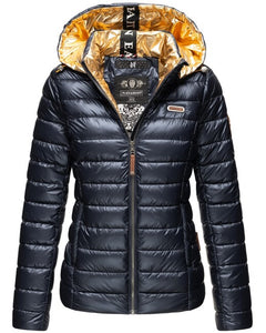 Navahoo Aurelianaa women's winter hooded jacket, Navy