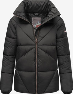 Navahoo Schokolinaa women's short winter jacket, black