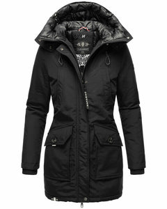 Navahoo Blizzardstorm women's winter hooded jacket, black