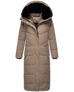 Navahoo HINGUCKER women's winter hooded jacket, light grey