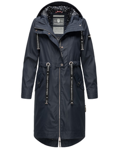 Navahoo JOSINAA women's transitional jacket with hood, Navy