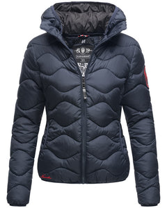 Navahoo KEY COLOR women's winter hooded jacket, Navy