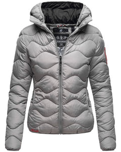 Navahoo KEY COLOR women's winter hooded jacket, grey