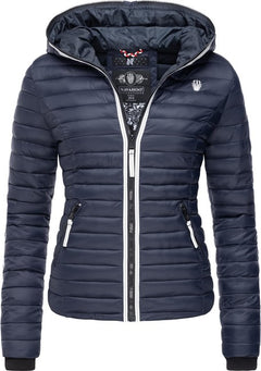 Navahoo Kimuk Princess women's transitional jacket with hood, Navy