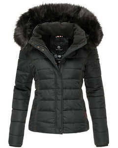Navahoo Miamor women's winter hooded jacket, black