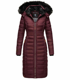 Navahoo UMAY women's quilted coat, Wine