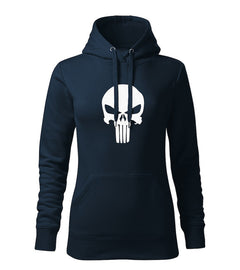 DRAGOWA women's hoodie Punisher 320 g/m², navy blue