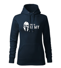 DRAGOWA women's hoodie Spartan army 320 g/m², navy blue