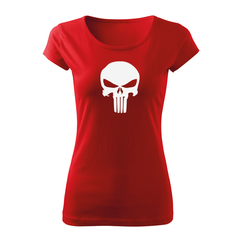 DRAGOWA women's short-sleeve t-shirt Punisher 150 g/m², red