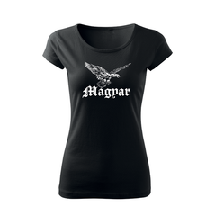 DRAGOWA women's t-shirt Turul bird 150 g/m², black