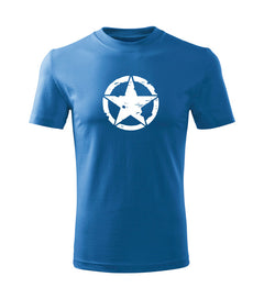 DRAGOWA kids' short-sleeve t-shirt star, blue