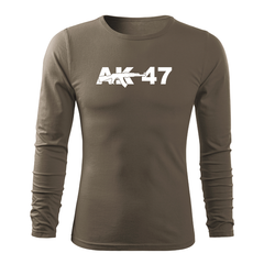 DRAGOWA Fit-T long-sleeve t-shirt AK-47 160 g/m², olive
