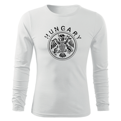 DRAGOWA Fit-T long-sleeve t-shirt Hungary 160 g/m², white