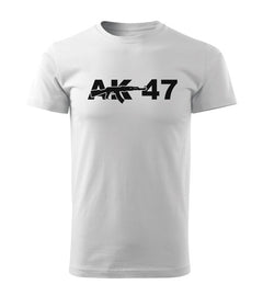 DRAGOWA short-sleeve t-shirt AK-47 160 g/m², white