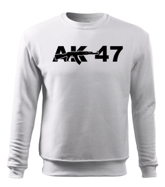 DRAGOWA men's sweatshirt AK-47 300 g/m², white
