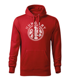 DRAGOWA men's hoodie Hungary 320 g/m², red