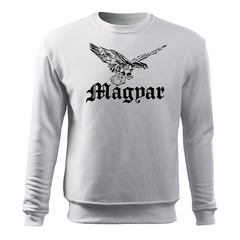 DRAGOWA men's sweatshirt Turul bird 300 g/m², white