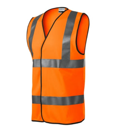 Rimeck HV Bright Reflective Safety Vest, Fluorescent Orange