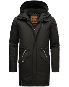 Stone Harbour RAGAAN men's winter jacket with hood, black