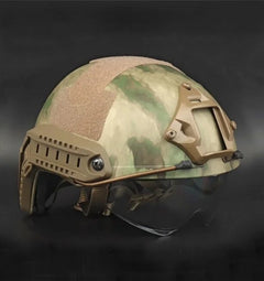 DRAGOWA Tactical Fast MH taktická helma s okuliarmi Charger, FG (bez certifikácie)