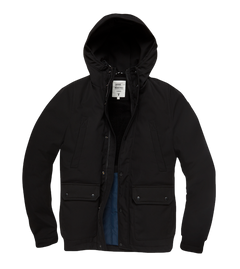 Vintage Industries Ledger moška parka jakna, črna