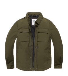 Vintage Industries Wyatt shirt jacket, Taupe