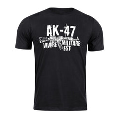 DRAGOWA κοντομάνικο μπλουζάκι Seneca AK-47, μαύρο