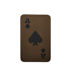 WARAGOD Poker Cards Ace of Spades Patch, Coyote