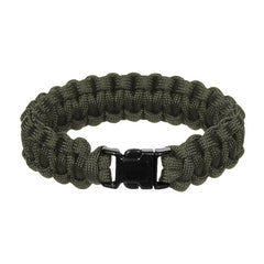WARAGOD Paracord Bracelet with Plastic Clip Corna, Green