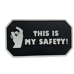 WARAGOD This is my Safety PVC Patch, Black