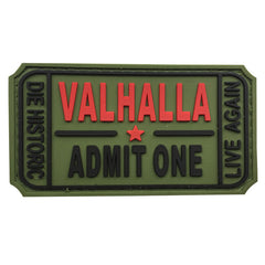 WARAGOD Valhalla Admit PVC Patch, Green