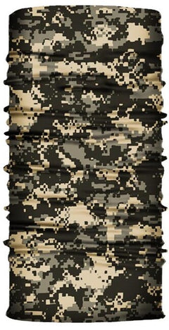 WARAGOD Värme Multifunctional Neck Gaiter, Woodland Digital Light