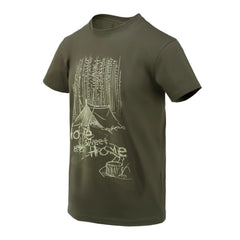 Helikon-Tex T-Shirt (Home Sweet Home), Taiga Green
