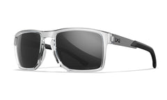 Wiley X Apex Sunglasses, Captivate Grey / Gloss Crystal Clear