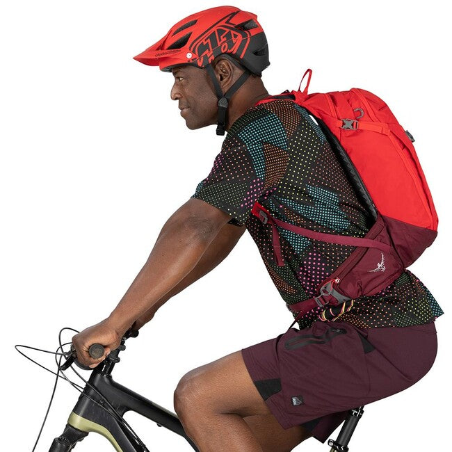 OSPREY Siskin 12L Cycling Backpack, Ultimate Red