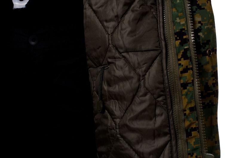 O&T Aurora Beatrix Jacket Digital Woodland with Removable Lining