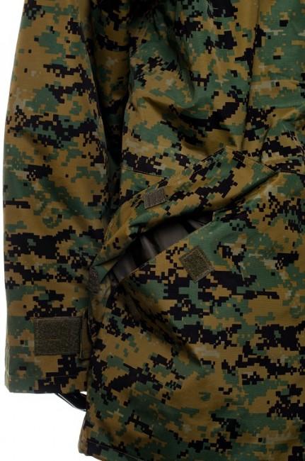 O&T Aurora Beatrix Jacket Digital Woodland with Removable Lining