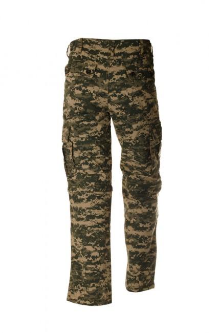 O&T Rip-Stop Men's Trousers, Digital Woodland Green