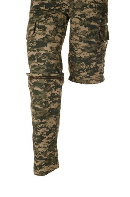 O&T Rip-Stop Men's Trousers, Digital Woodland Green