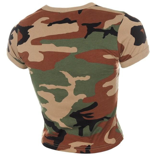 MFH Women's Camouflage T-Shirt 160 g/m², Woodland