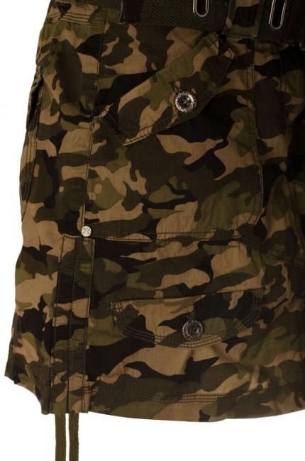 O&T Women's Skirt Origins Woodland Light with Belt