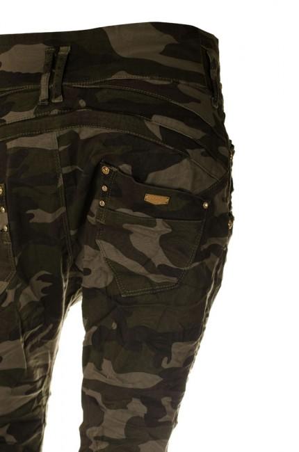 O&T Garment Women's Low-Rise Pants, Woodland