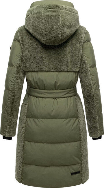 Navahoo Women's Winter Jacket Funkelteddy14, Olive